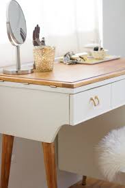 diy vanity from a vine sewing table