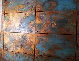 Copper Metallic Wall Panels Devlin In