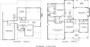 highland home plan 3129 sq ft
