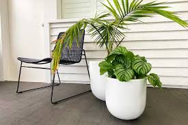 Outdoor Pots White Outside Space