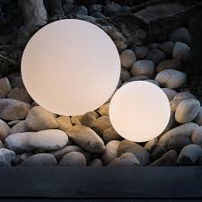 round 30 remote led garden ball light