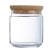 Pure Jar Storage Jar With Cork Lid
