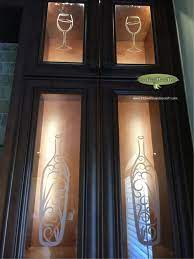 Etched Glass For Kitchen Cabinets