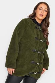 Green Plus Size Faux Fur Coats Yours