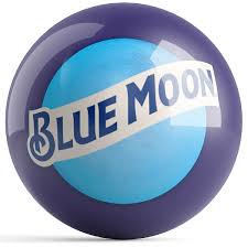 Blue Moon Dark Blue Beer Glasses Ball