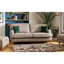 scs living jack fabric 3 seater sofa by