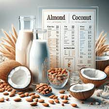almond milk nutrition vs coconut milk