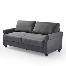 Zinus Josh 3 Seat Dark Grey Upholstered