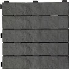 rubber slate deck tile