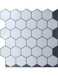 hexagon l and stick vinyl tile