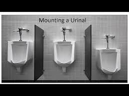 how to install a urinal trim phase