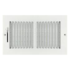 Wall Registers Sidewall Vents White