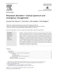 pdf potium disorders clinical