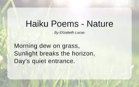 25 haiku poems about nature
