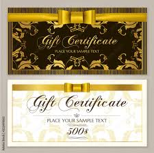 gift certificate template gift voucher
