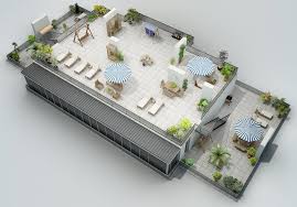 Rooftop Patio Apartment Design