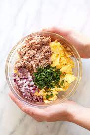 tuna salad with egg so easy and yummy