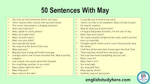 50 sentences with may modals exle