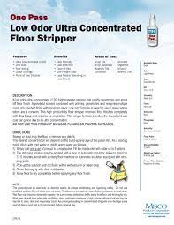 one p concentrated floor stripper