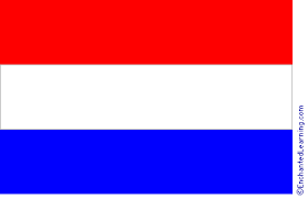The blue and white (along with the original orange) were the livery colors of william of orange the most famous dutch prince. Flag Of The Netherlands Enchantedlearning Com