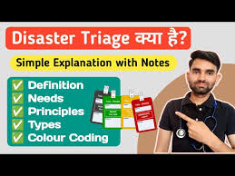 disaster triage nursing in hindi