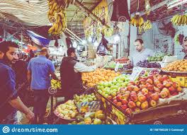 AMMAN, JORDAN - MAY 18, 2019: Market in Amman Downtown, Jordan. Choice of  Arabic Fruits and Vegetables on the Middle East Bazaar, Editorial Stock  Photo - Image of colorful, herbs: 150795228