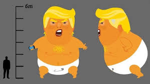 Image result for trump baby blimp