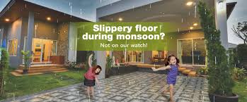 opt for anti skid tiles this monsoon