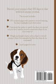 Puppys First 100 Days New Beagle Puppy Owners Journal