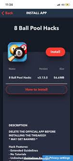 Generate free cash & coins for 8 ball pool on any device. Download 8 Ball Pool Hack For Ios Iphone Ipad Tweakbox