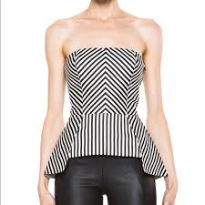 Sass And Bide Bad Seeds Strapless Top
