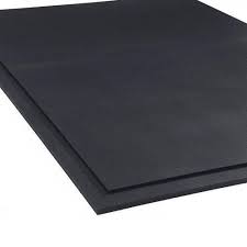 black rubber flooring mat at rs 100