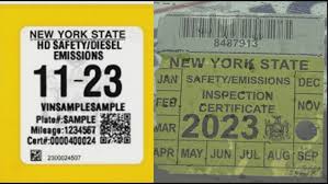 new inspection stickers for new york
