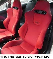Car Seat Cover Fits Civic Type R Ep3