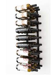Wall Mounted Wine Rack 27 Bottles 9x3