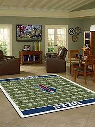sports themed area and outdoor rugs
