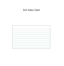 30 Simple Index Flash Card Templates Free Template Archive