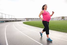 running while pregnant pers