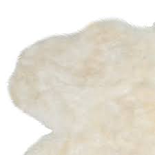 safavieh sheep skin white 6 ft x 9 ft