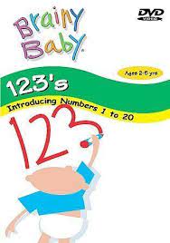 brainy baby 123s dvd numbers 1 to 20