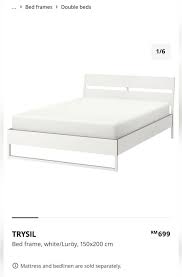 Ikea Trysil Queen Bed Frame Furniture
