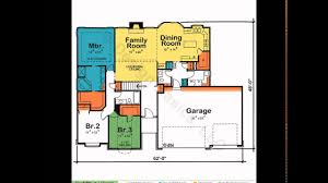 Explore open concept, 2 bedroom, 1 bath & many more one story and one level blueprints. One Story House Plans House Plans One Story 4 Bedroom House Plans One Story Youtube