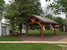 wood pavilion kits amish timber