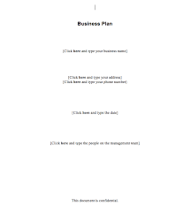 Free Simple Business Plan Template Top Form Templates Free