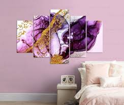 Purple Canvas Art Purple Wall Art
