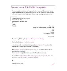 Complaint Mail Format Sample Formal Letter Form Agreement