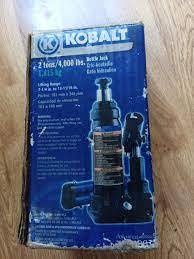 kobalt 2 ton bottle jack ebay