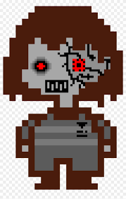The undertale colored sprites mod (only compatible with v1.001). Ciborg Frisk Chara Sprite Undertale Human Pixel Art Clipart 4914300 Pikpng