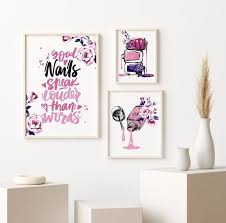 collage kit wall decor nail quote