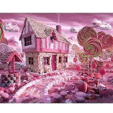 Candy House 5d Diy Paint By Diamond Kit